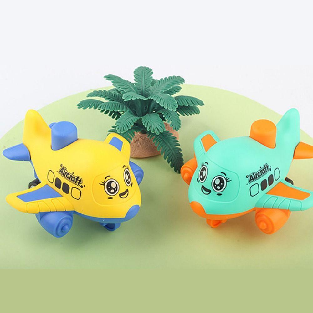 Puzzle Aircraft Inertia Car Model Education Press Inertia Pull Back Toy Children