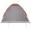 Camping Tent with Roof Gray and Orange 275 x 215 x 125 cm