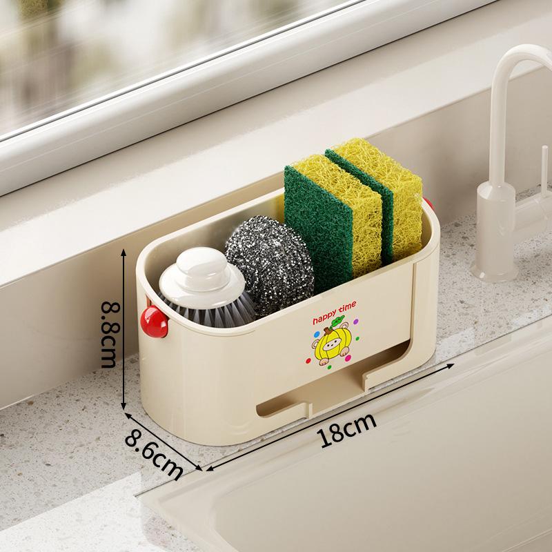 Подвесная корзина для сушки над раковиной, кухонная стойка для хранения губок и тряпок, корзина для фильтрации остатков кухонной раковины, корзина для сушки, предотвращающая засоры