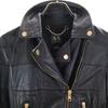 Armani Exchange Leather Jacket S Black Women Used
