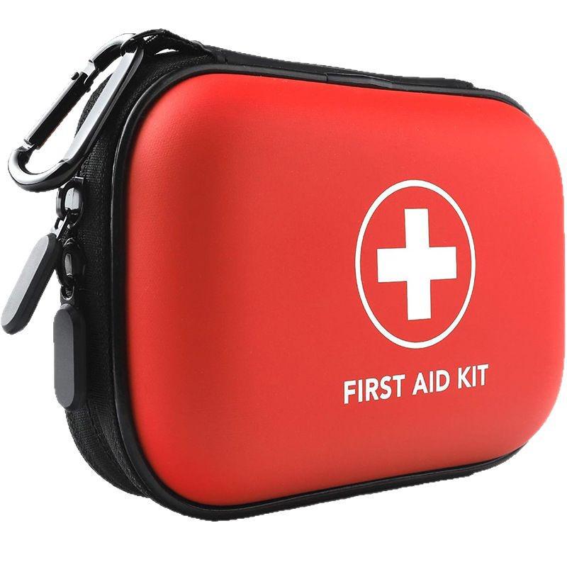 Портативная аптечка первой помощи из ПУ кожи - Многофункциональная медицинская сумка на молнии для использования на открытом воздухе и дома