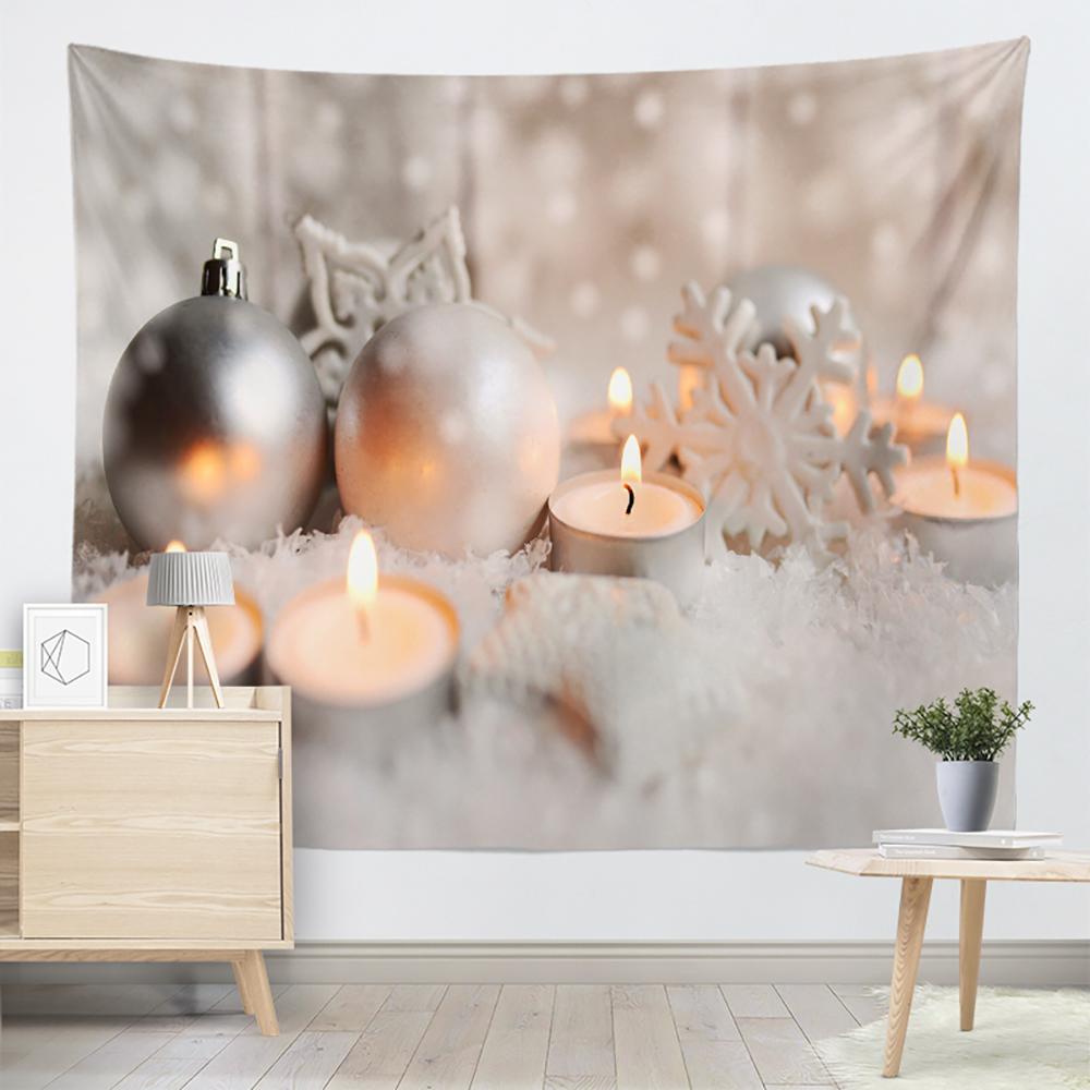 Украшение рождественской елки, гобелен с принтом, домашняя гостиная, спальня, настенный фон, тканевый гобелен