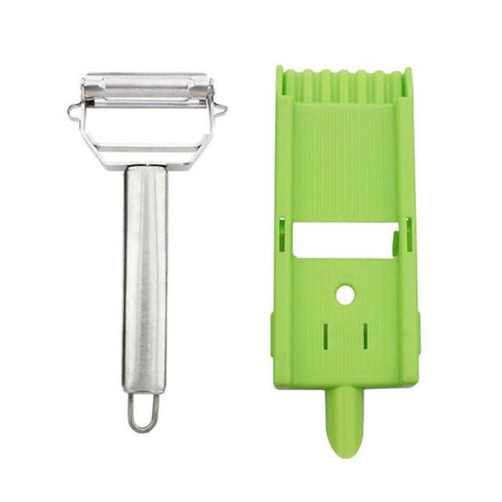 2 шт., овощечистка из нержавеющей стали, легкая чистка, универсальная нарезка, измельчитель, терки, экономящий время кухонный гаджет для фруктов, овощей, моркови, картофеля