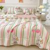 Summer Quilt 2024 New Double Layer Yarn Water Wash Printed Cool Blanket For Summer Flower  Air Conditioning Quilt Sheet