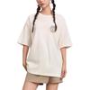 Converse T Shirts Men's White Crew Neck Moderate Straight Fit 10027229-A01