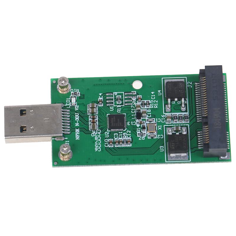 1 шт. Mini Usb 3.0 для Pcie Msata внешний SSD-адаптер для печатной платы