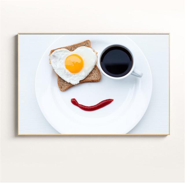 Картина с едой, пшеничный хлеб, кофе, настенная живопись, кухонный декор, плакаты на скандинавскую тему и принты, посуда, настенная живопись, холст, искусство