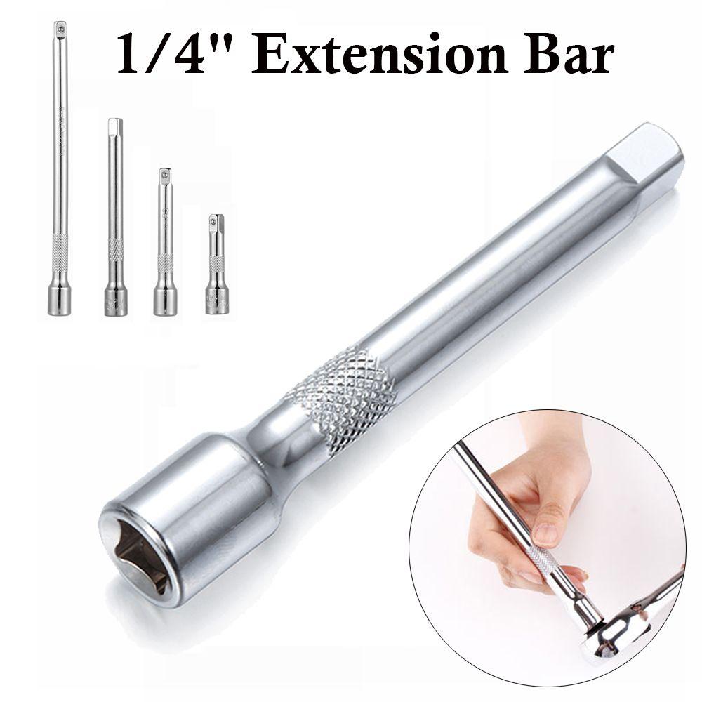 Hand Tool Wrench Anti-fall Extension Bar 1/4" Shank Drive Ratchet Socket Improved Extender
