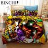 3D Печать Аниме JoJo Bizarre Adventure Джотаро Куджо Постельный Комплект Мальчики Девочки Полуторный Двуспальный Размер Пододеяльник Наволочка Кровать Мальчики Взрослый