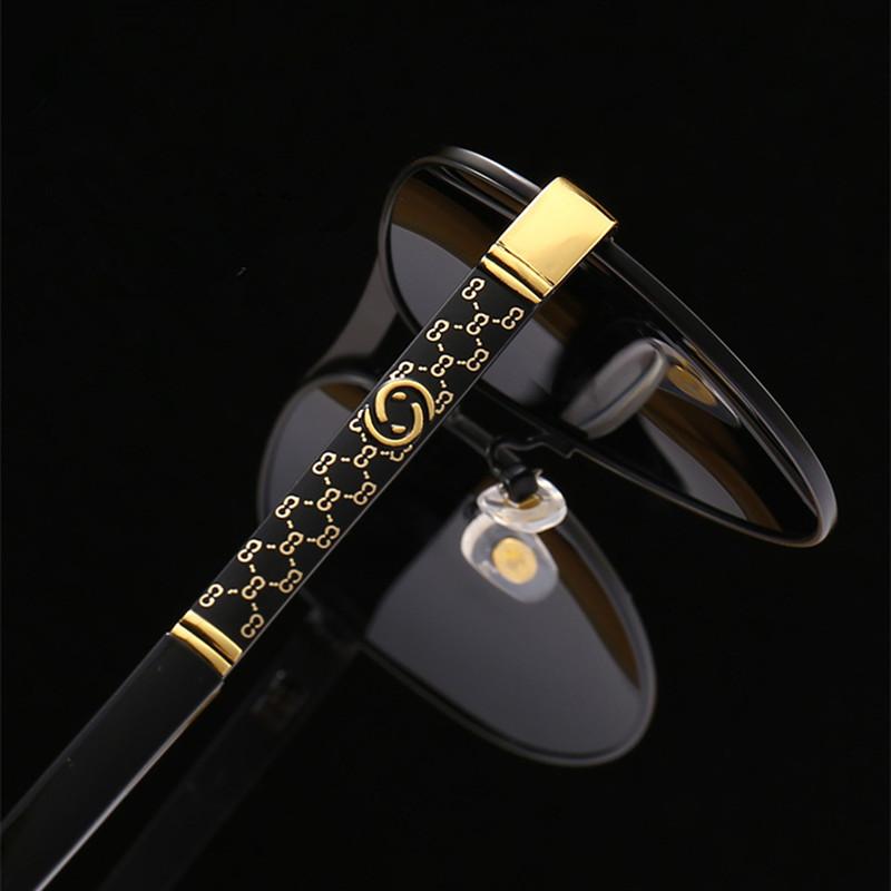 Винтажные солнцезащитные очки оверсайз мужские женские модные поляризованные фотохромные очки для вождения