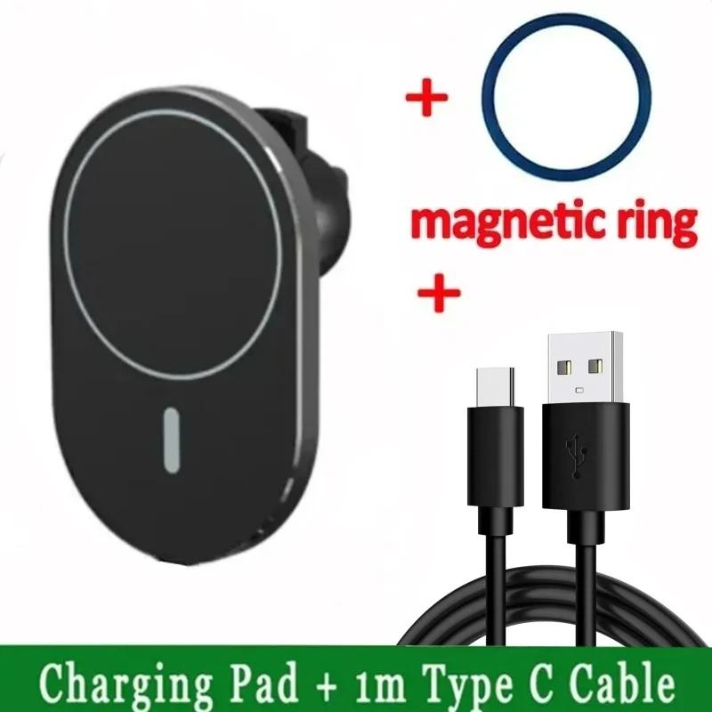 X16 Автомобильная магнитная беспроводная зарядная стойка Magsafe для iPhone 12 13, специальное крепление для навигации 15 Вт, аксессуары для мотоциклетного оборудования