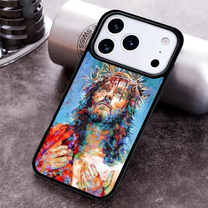 Чехол для телефона Иисус Христос Бог для iPhone 17 16 15 Pro Max Air 14 13 12 11 Plus Ударопрочный чехол