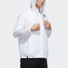 Adidas Ветровка Performance с капюшоном, мужская верхняя одежда, белая GP0980