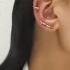 Bohemian No Piercing Crystal Rhinestone Ear Cuff Set Girls Women Wrap Stud Clip Earrings Ear Studs Fashion Women Jewelry