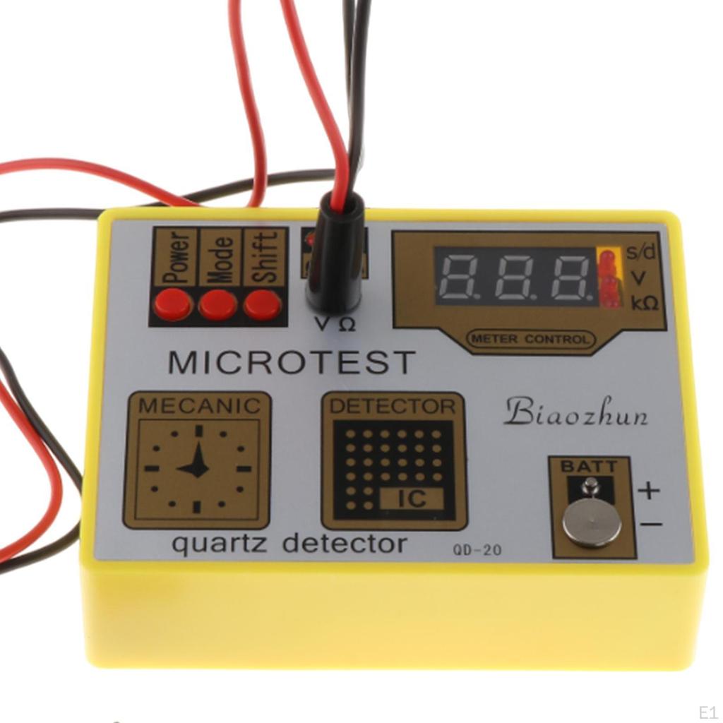 Тестер часового механизма, аккумулятор, простой в использовании портативный легкий инструмент для ремонта