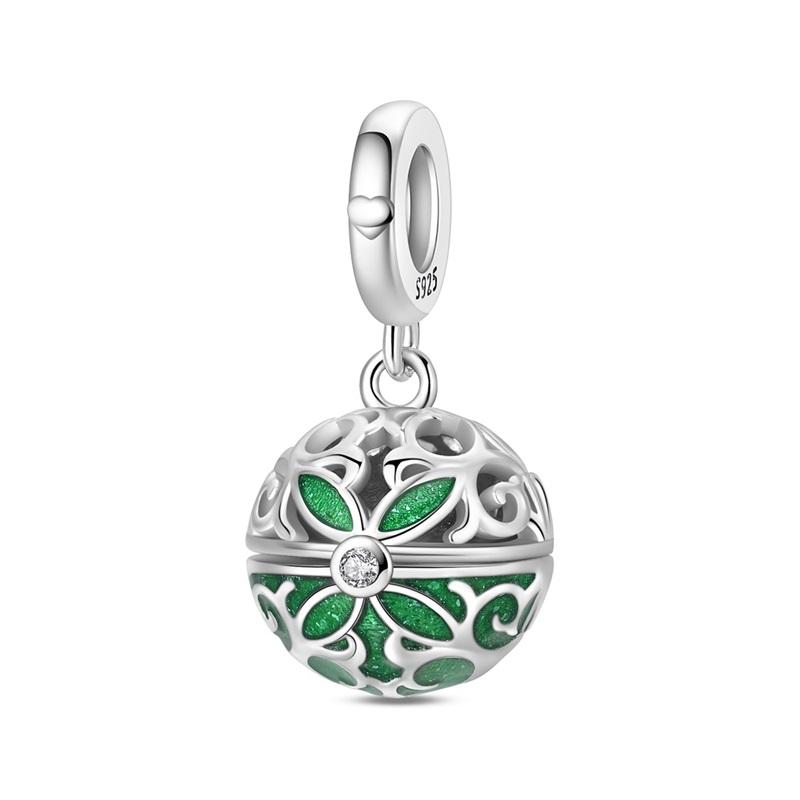 Exquisite 925 Silver The Frog Prince Beads & Cactus Dangle Charm Fits Bracelet Boutique Green Gifts