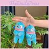 Adorable Plush Fish Monster Keychain Soft Toy With Cute Cartoon Design For Kids