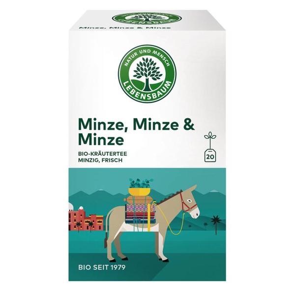 LEBENSBAUM Mint & Mint Tea Tea Bags 30g