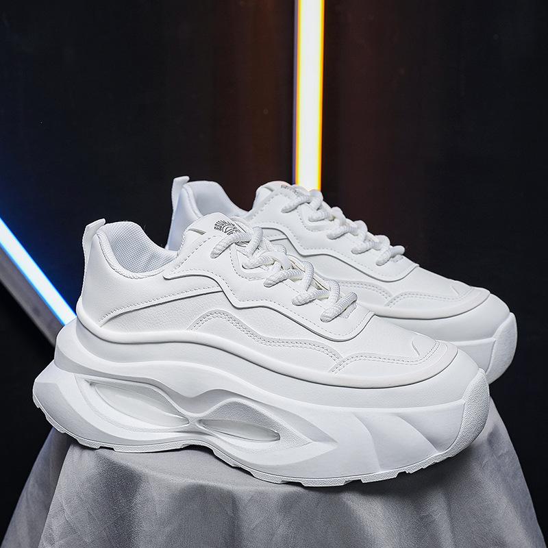 2025 Summer New Sports Shoes Men's Versatile Running Shoes Platform Trend Dad Shoes Youth Sports Shoes