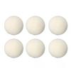 6 Pcs Wool Drying Balls High Density Adsorb Impurities Reduce Static Electricity Laundry Wool Balls