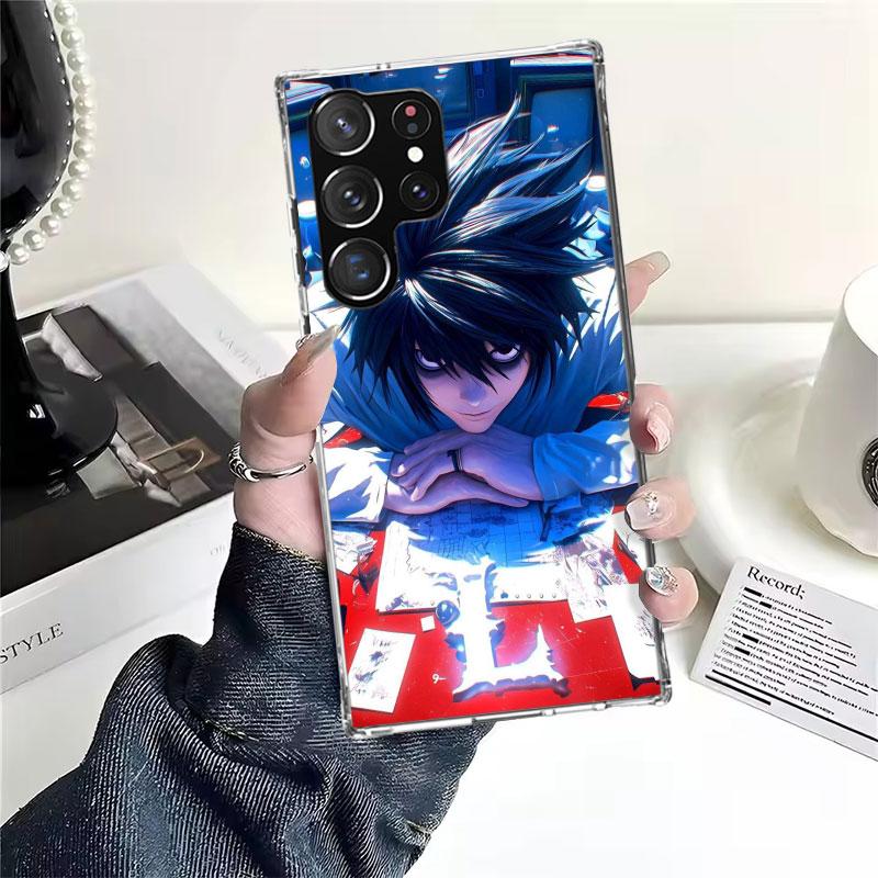 N-Note D-Death L Lawliet Мягкий чехол для телефона для Samsung Galaxy S22 S23 S24 S25 Edge S26 Ultra S20 FE S21 Plus + Fundas Coque Galaxy