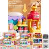 Children Play Ice Cream Maker Toy With Colorful Clay For Creative Fun And Parent Child Interaction