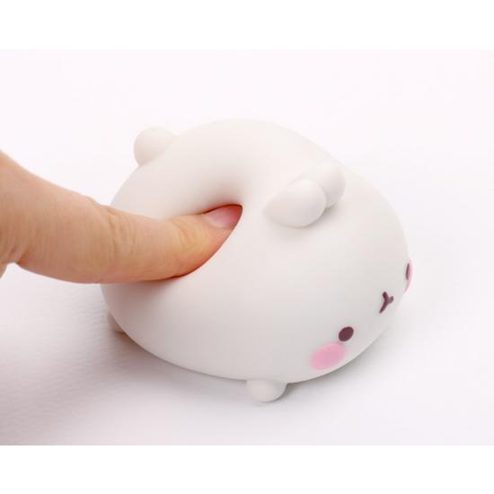 Molangi Mochi Molang Squishy White E01, 1 Piece, Popular Toys In Korea
