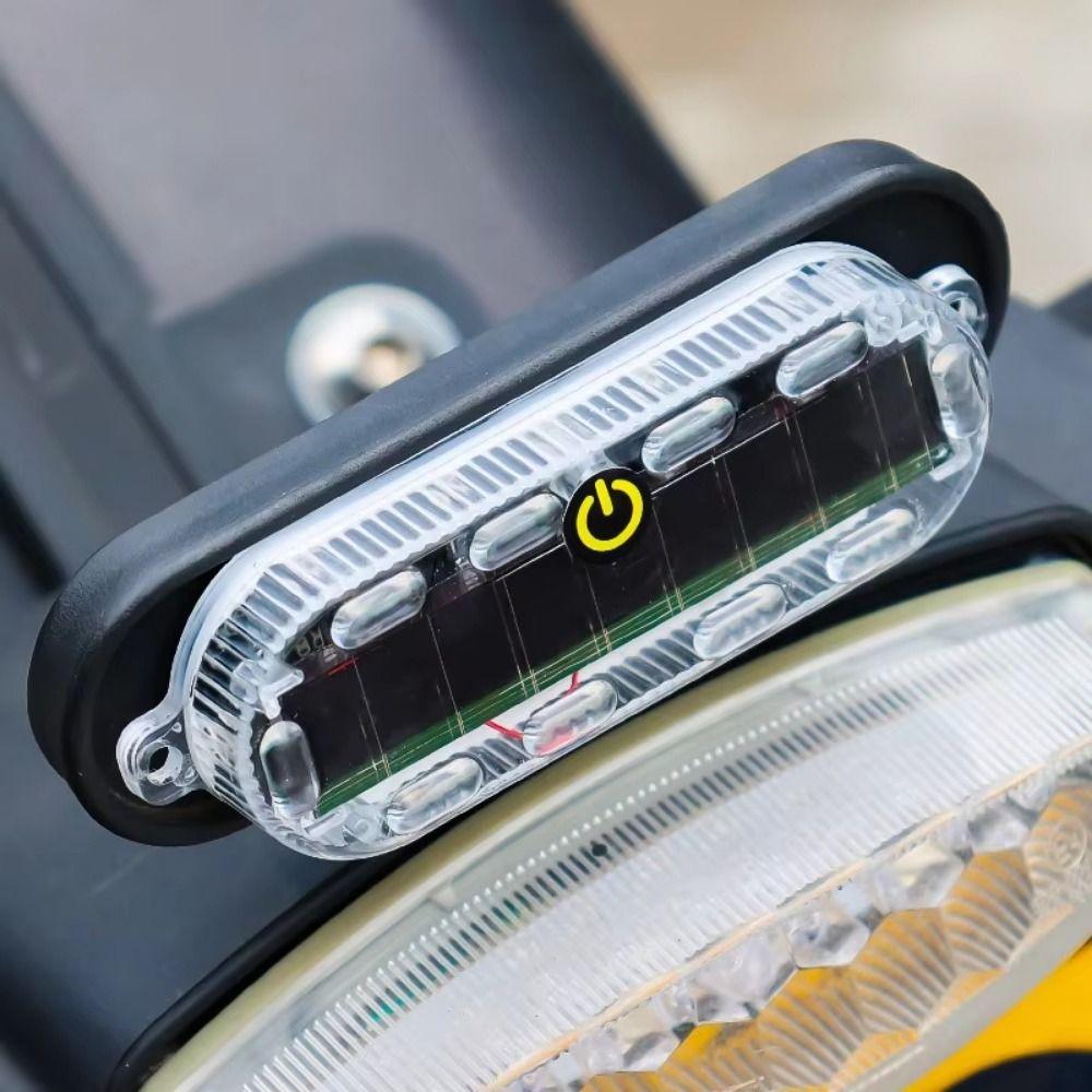 4Pcs RGB LED Warning Light Flashing Mode Electric Vehicle Led Rear Light Night Riding