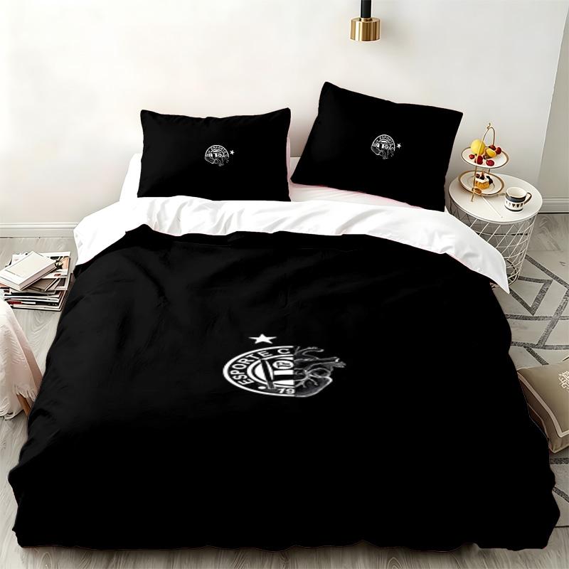 Esporte Clube Bahia 3pc set Perfect for bedroom use Comfortable bedding set includes a duvet cover and two pillowcases Ideal birthday or Christmas gif