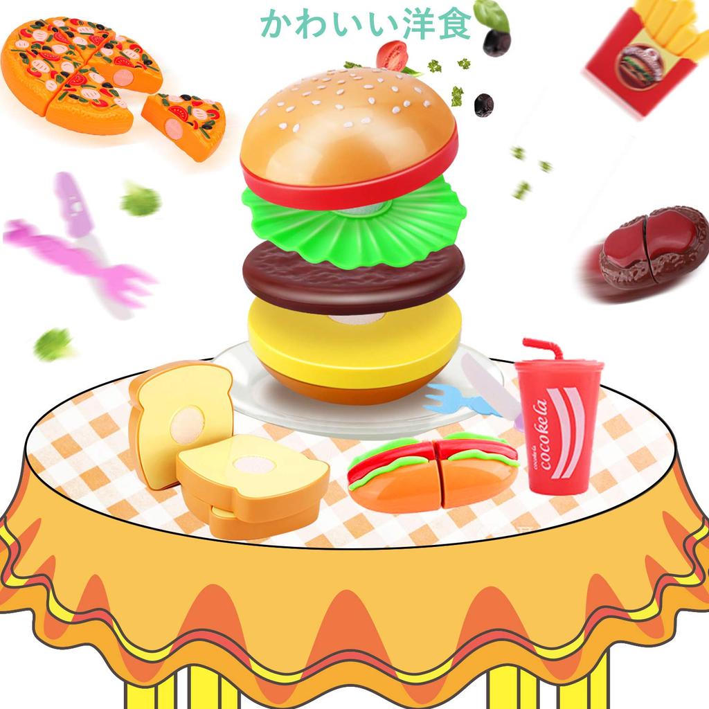 Jecimco Play House Kitchen Set Развивающие игрушки DIY Суши Морепродукты Овощи Фрукты Гамбургер Плита Игровая Кухонная Утварь Игровая Кухня Игрушки Подарок