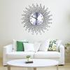 Fashion Rhinestone Inlaid 3D Silent Quartz Wall Clock Home Bedroom Hanging Decor