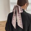 Korean Retro Silk Scarf Headband: Women's French Ribbon Hair Tie Accessory
