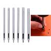 Leather Hole Punch Tool 0.5mm To 4mm Round Hole Puncher Stainless Steel Leather Craft Punching Tool for Belt Fabric