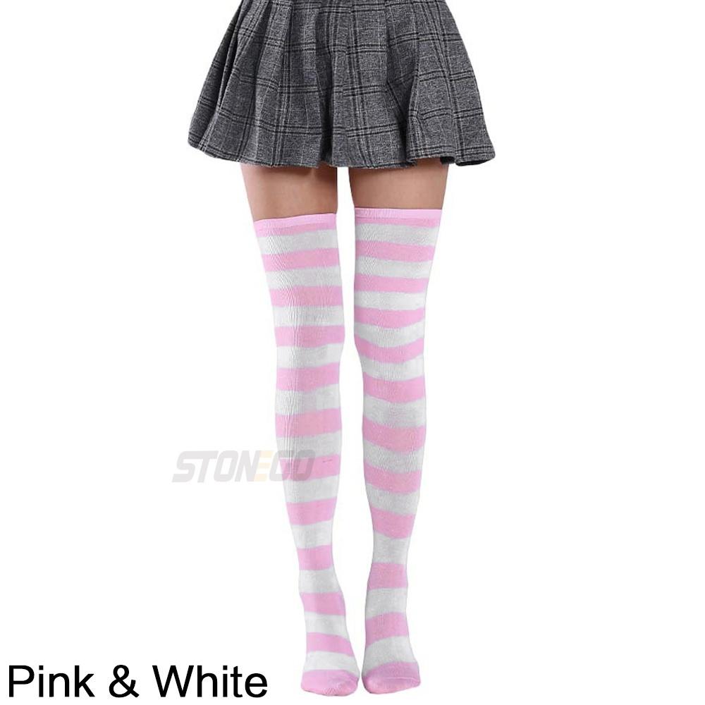 Модные женские носки выше колена, однотонные теплые гольфы, 5 цветов на выбор
