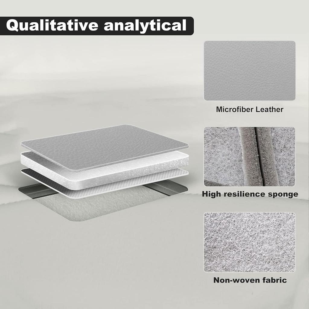 GXARTS Средне-серый Нижний Чехол Сиденья Водителя из Кожи Замена #LB12 или FA12 Совместим с Toyota 4Runner Limited 2003 2004 2005 2006 2007