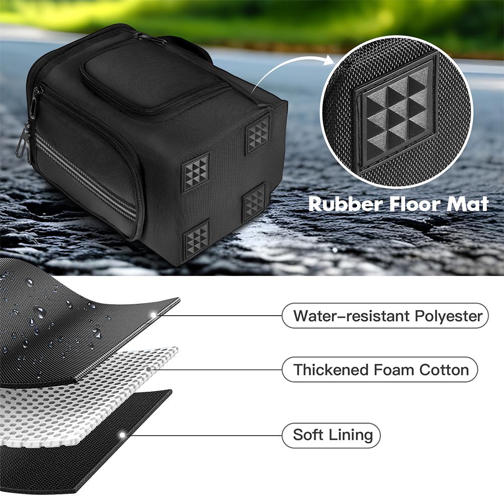 Carrying Case for Anker C300/C300 DC Portable Power Station Storage Bag Protective Case Anti-drop with Shoulder Strap & Handle