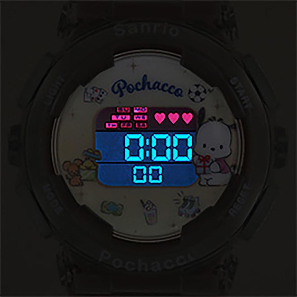 Sanrio Почакко Цифровые часы Бежевые J-Axis CR3C0003-PC Для девочек