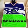 Seahawks Printed Flannel Blanket, soft throw for bedroom sofa, washable, fan merchandise, great gift.