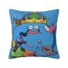 Pillow Cover D-Dragon Quest Slime Printed Cushion Cover Novelty Pillow Case For Sofa Home Decorative Pillowcases