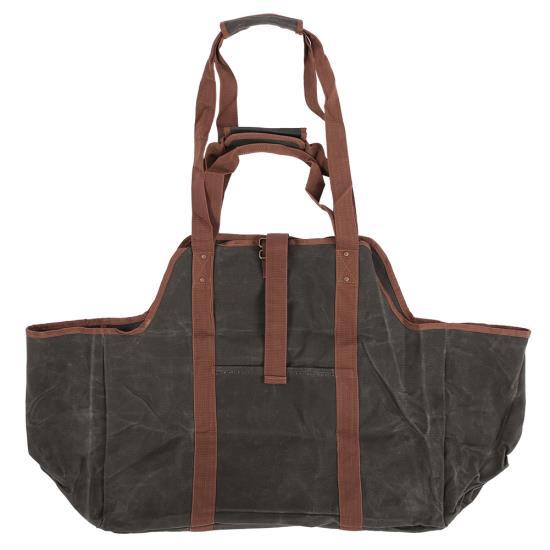 Водонепроницаемая вощеная сумка для хранения дров, вместительная сумка для хранения дров, аксессуары для камина