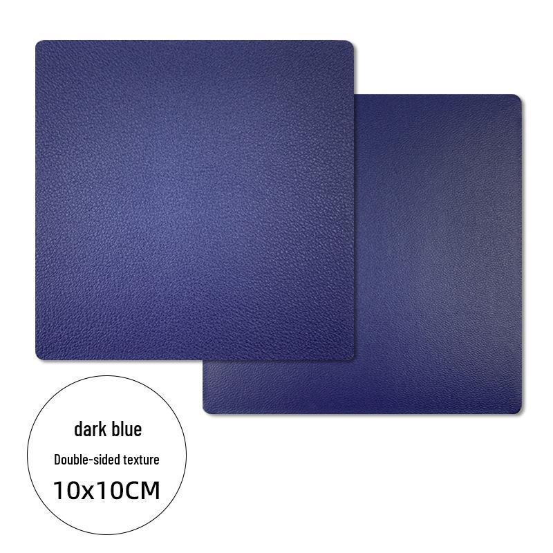 Двусторонние водонепроницаемые нескользящие подставки Cross-Border из искусственной кожи - настраиваемые изоляционные прокладки с корпоративным логотипом