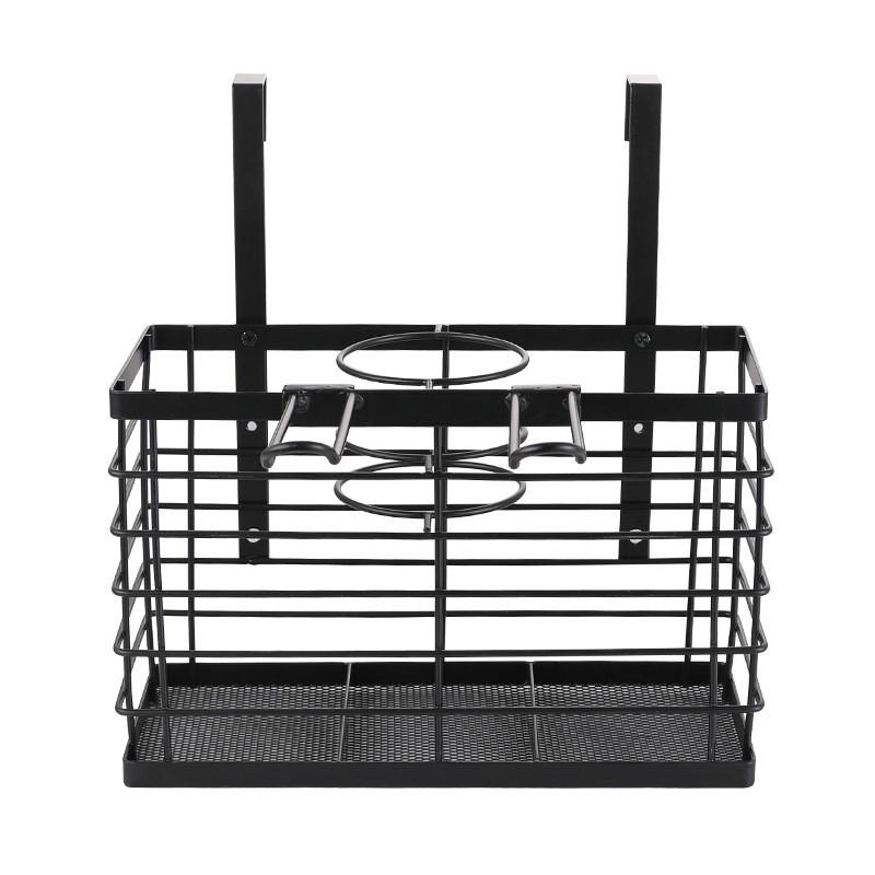 001-CFJ-002 Металлическая полка для хранения вещей в ванной комнате Держатель для фена Подвесная корзина