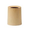 Ideaco TUBELOR HOMME Oakwood Round Trash Can, 11.4L, 26cm Diameter X 31.5cm Height