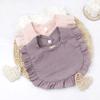 Soft Muslin Baby Bibs Solid Colored Teething Drooling Bib Bandana Drool Bibs  Boys Girls