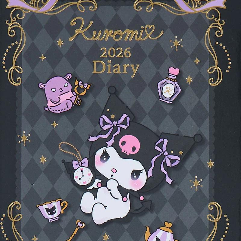 Дневник Sanrio KUROMI B6 ( Тип блока ) 2026 Япония НОВЫЙ