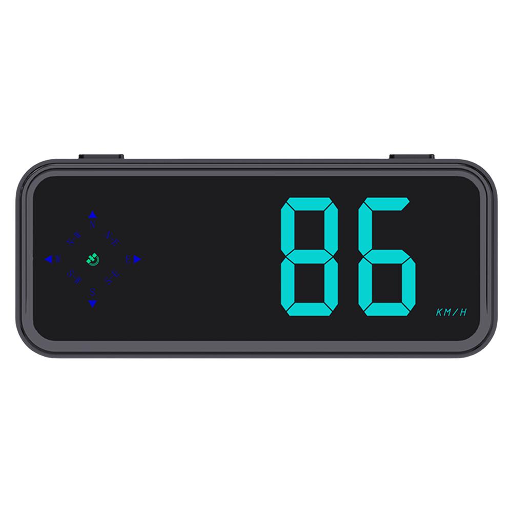 Car Head-up Display with Compass Plug and Play GPS Digital Speedometer Windshield Speed Projector Car Electronics Accessories