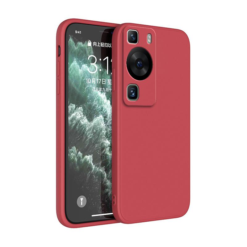 Оригинальный чехол для телефона с защитой объектива для Huawei P60 Pro P60Pro Ударопрочный Funda Квадратный Жидкий Силикон Мягкая Базовая Задняя Крышка Capa