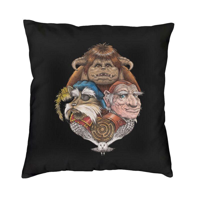 Labyrinth Movie Cushion Cover x Soft Horror Adventure Movie Throw Pillow Case for Sofa Car Square Pillowcase Decoration