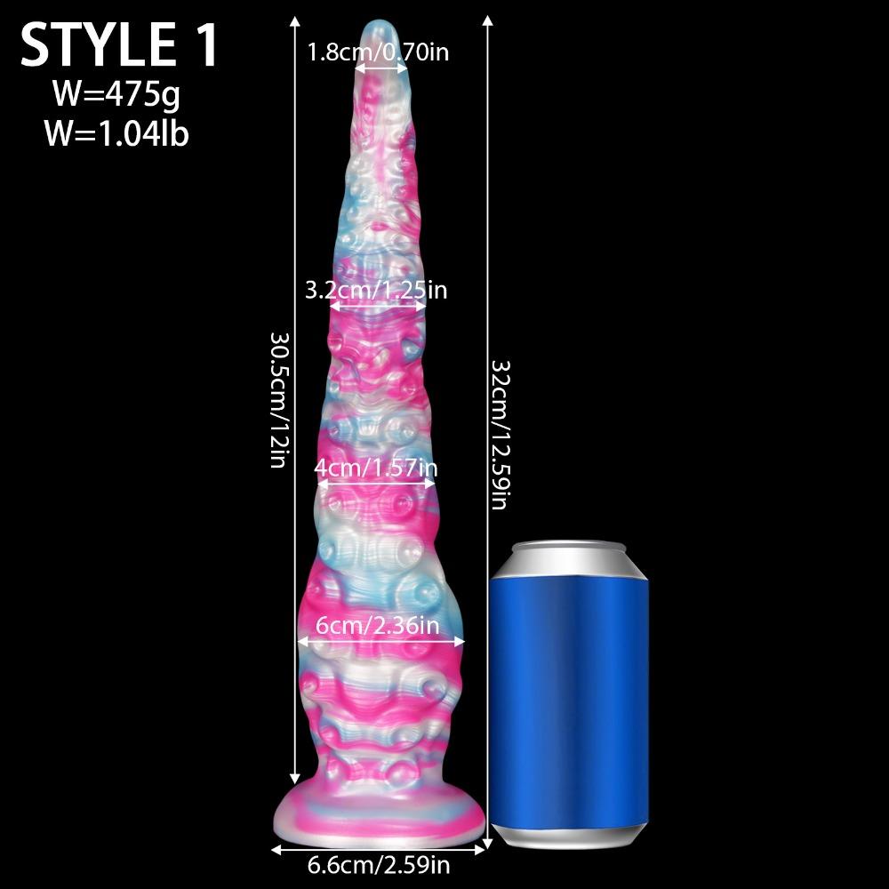 Liquid Silicone Octopus Tentacle Anal Plug Flexible Dildo Adult Sex Toy