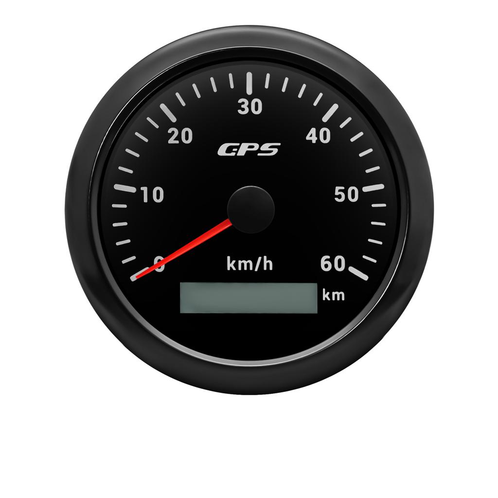 7 Color Backlight 12v Car Gps Speedomet 30/60/80/120/200KMH Motorcycle Boat Car Truck Speed Gauge Meter with GPS Antenna